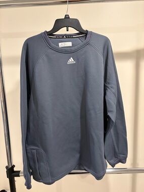 Adidas Crewneck Pullover Sweatshirt - Grey